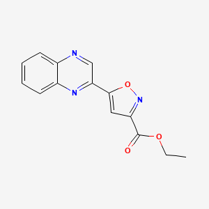 Ethyl 5-(2-Quinoxalinyl)isoxazole-3-carboxylate