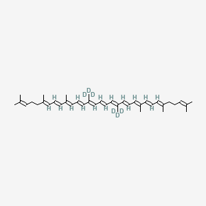 molecular formula C40H56 B13712489 Lycopene-d6 