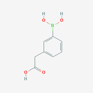 molecular formula C8H9BO4 B1371249 2-(3-Boronophenyl)acetic acid CAS No. 914397-60-7