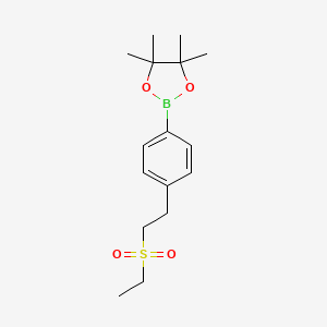 2-(4-(2-(Ethylsulfonyl)ethyl)phenyl)-4,4,5,5-tetramethyl-1,3,2-dioxaborolane