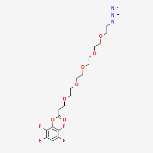 molecular formula C19H25F4N3O7 B13712497 Azido-PEG5-TFP ester 