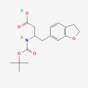 3-(Boc-amino)-4-(2,3-dihydro-6-benzofuranyl)butyric Acid