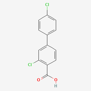 molecular formula C13H8Cl2O2 B1371255 3,4'-Dichloro-[1,1'-biphenyl]-4-carboxylic acid CAS No. 334018-55-2