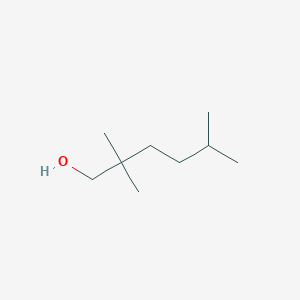 molecular formula C9H20O B1371258 2,2,5-Trimethylhexan-1-ol 