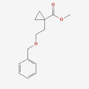 Methyl 1-[2-(Benzyloxy)ethyl]cyclopropanecarboxylate