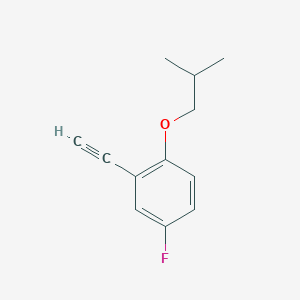 2-Ethynyl-4-fluoro-1-isobutoxybenzene