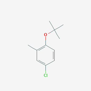 molecular formula C11H15ClO B13712603 2-(tert-Butoxy)-5-chlorotoluene 