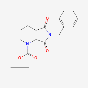 1-Boc-6-benzyltetrahydro-1H-pyrrolo[3,4-b]pyridine-5,7(6H,7aH)-dione