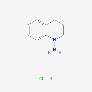 molecular formula C9H13ClN2 B1371262 3,4-Dihydro-2H-quinolin-1-ylamine hydrochloride CAS No. 303801-64-1