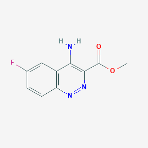 Methyl 4-amino-6-fluorocinnoline-3-carboxylate