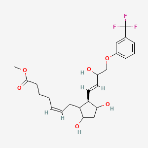 methyl (Z)-7-[(2R)-3,5-dihydroxy-2-[(E)-3-hydroxy-4-[3-(trifluoromethyl)phenoxy]but-1-enyl]cyclopentyl]hept-5-enoate