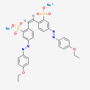 disodium;5-[(4-ethoxyphenyl)diazenyl]-2-[(Z)-2-[4-[(4-ethoxyphenyl)diazenyl]-2-sulfonatophenyl]ethenyl]benzenesulfonate