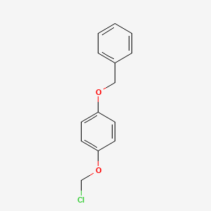 molecular formula C14H13ClO2 B13712675 1-(Benzyloxy)-4-(chloromethoxy)benzene 