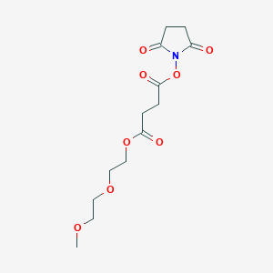 4-O-(2,5-dioxopyrrolidin-1-yl) 1-O-[2-(2-methoxyethoxy)ethyl] butanedioate