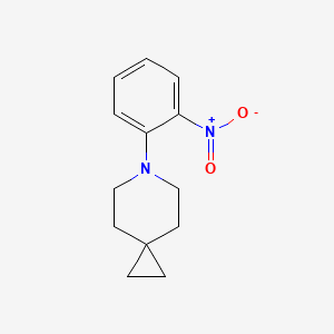 molecular formula C13H16N2O2 B13712745 6-(2-Nitrophenyl)-6-azaspiro[2.5]octane 