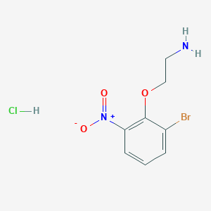 2-(2-Bromo-6-nitrophenoxy)ethanamine hydrochloride