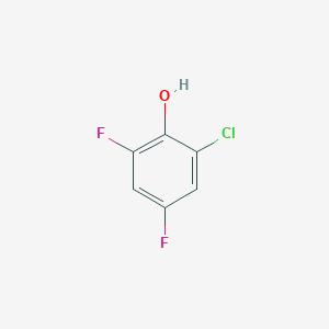 molecular formula C6H3ClF2O B1371278 2-Chloro-4,6-difluorophenol CAS No. 2267-99-4