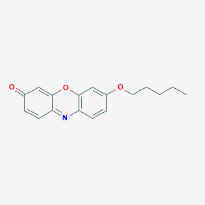 molecular formula C17H17NO3 B137128 ペンタオキシレゾルフィン CAS No. 87687-03-4