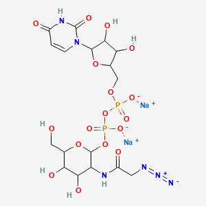 molecular formula C17H24N6Na2O17P2 B13712899 UDP-GlcNAz 