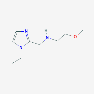 molecular formula C9H17N3O B13712966 (1-Ethyl-1H-imidazol-2-ylmethyl)-(2-methoxy-ethyl)-amine 