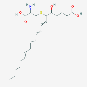 6-[(2-Amino-2-carboxyethyl)sulfanyl]-5-hydroxyicosa-7,9,11,14-tetraenoic acid