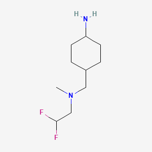 cis-4-[[(2,2-Difluoroethyl)(methyl)amino]methyl]cyclohexanamine