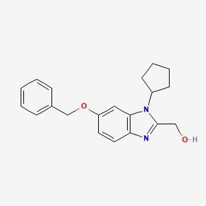 (6-(Benzyloxy)-1-cyclopentyl-1H-benzo[d]imidazol-2-yl)methanol