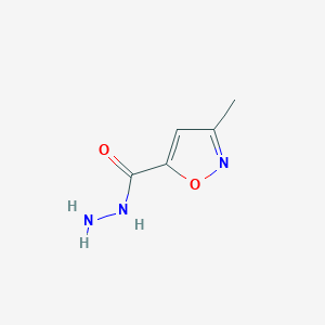 molecular formula C5H7N3O2 B1371302 3-Methyl-5-isoxazolecarbohydrazide CAS No. 89179-79-3