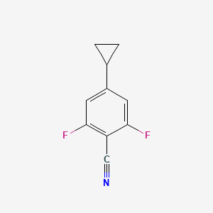 4-Cyclopropyl-2,6-difluorobenzonitrile