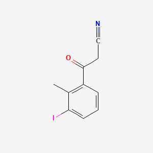 3-(3-Iodo-2-methylphenyl)-3-oxopropanenitrile