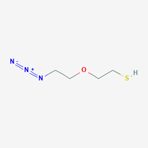 molecular formula C4H9N3OS B13713071 2-(2-Azidoethoxy)ethane-1-thiol 