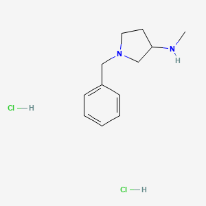 molecular formula C12H20Cl2N2 B13713073 (3R)-(-)-Benzyl-3-(Methylamino)Pyrrolidine 