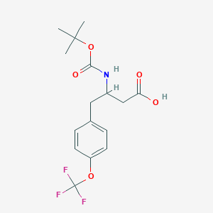 3-(Boc-amino)-4-[4-(trifluoromethoxy)phenyl]butyric Acid