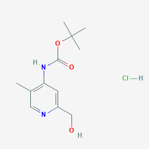 4-(Boc-amino)-5-methylpyridine-2-methanol Hydrochloride