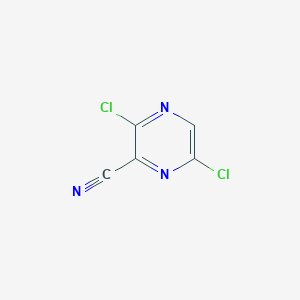 molecular formula C5HCl2N3 B1371311 3,6-Dichloropyrazine-2-carbonitrile CAS No. 356783-16-9