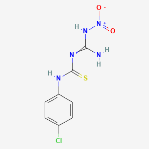 1-[Amino(nitramido)methylidene]-3-(4-chlorophenyl)thiourea