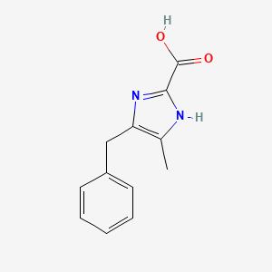 molecular formula C12H12N2O2 B13713119 4-Benzyl-5-methyl-1H-imidazole-2-carboxylic Acid 