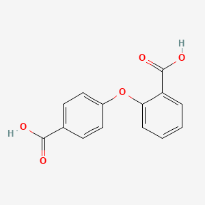 molecular formula C14H10O5 B1371312 2-(4-Carboxyphenoxy)benzoic acid CAS No. 37407-16-2