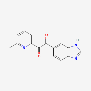 1-(5-Benzimidazolyl)-2-(6-methyl-2-pyridyl)-1,2-ethanedione