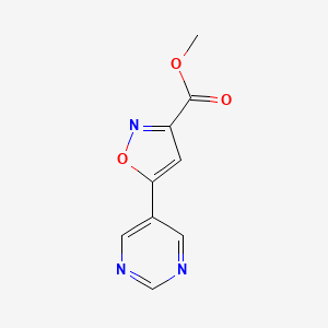 Methyl 5-(5-Pyrimidinyl)isoxazole-3-carboxylate