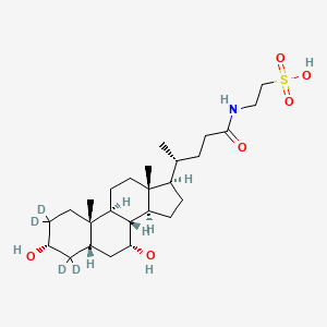 molecular formula C26H45NO6S B13713159 Taurochenodeoxycholic-[2,2,4,4-d4] Acid 