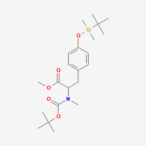 O-tert-Butyldimethylsilyl-N-methyl-N-t-butoxycarbonyl-L-tyrosine, Me Ester