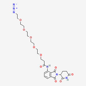 molecular formula C26H34N6O10 B13713174 Pomalidomide-PEG5-Azide 