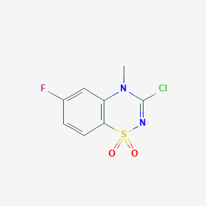 3-Chloro-6-fluoro-4-methyl-4H-1,2,4-benzothiadiazin-1,1-dioxide