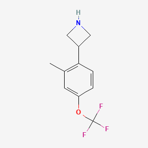 3-(2-Methyl-4-(trifluoromethoxy)phenyl)azetidine