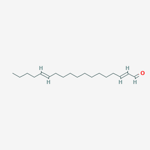 molecular formula C₁₈H₃₂O B137132 (E,Z)-2,13-辛二烯醛 CAS No. 99577-57-8