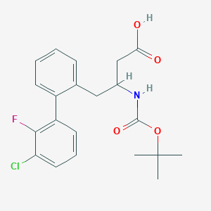 3-(Boc-amino)-4-(3'-chloro-2'-fluoro-2-biphenylyl)butyric Acid