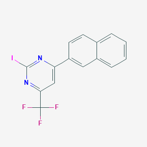 2-Iodo-6-(2-naphthyl)-4-(trifluoromethyl)pyrimidine