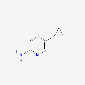 molecular formula C8H10N2 B1371323 5-环丙基吡啶-2-胺 CAS No. 893738-68-6