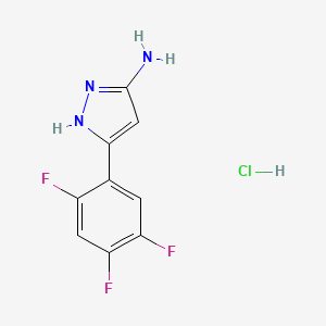 3-Amino-5-(2,4,5-trifluorophenyl)pyrazole Hydrochloride